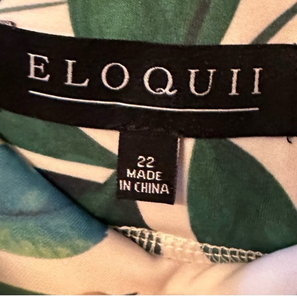 Eloquii Citrus Neoprene Pencil Skirt Size 22 - Picture 4 of 7